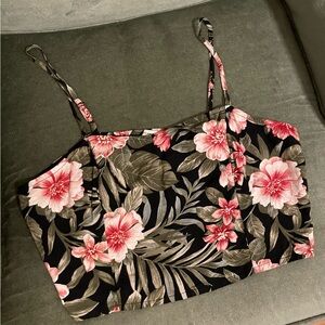 American Eagle Tropical Crop Top